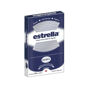 ESTRELLA HISOPOS ESTUCHE 100 UN.