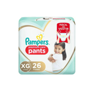 PAMPERS PREMIUM CARE PANTS XXG X26 UN.