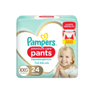 PAMPERS PREMIUM CARE PANTS XXG X24 UN.