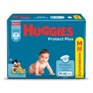 HUGGIES PROTECT PLUS AHORRAPACK M X68 UN.