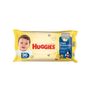 HUGGIES TOALLITAS HÚMEDAS TRIPLE PROTECCIÓN 96 UN.