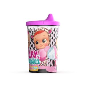 DISNEY VASO TAPA TOMADORA CRY BABIES