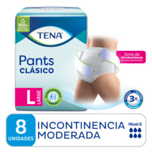 TENA ROPA INTERIOR PANTS CLÁSICO L X8