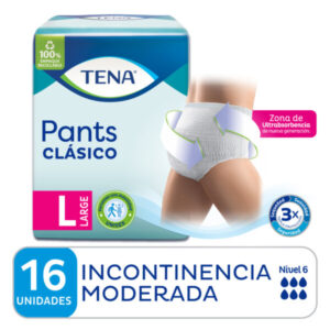 TENA ROPA INTERIOR PANTS CLÁSICO L X16