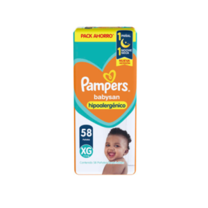 PAMPERS BABYSAN AHORRAPACK XG X58 UN.