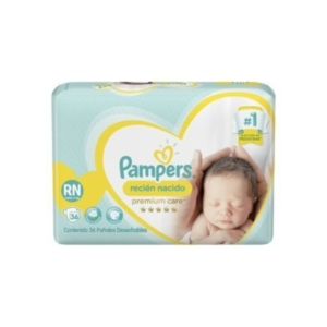 PAMPERS PREMIUM CARE RN X36 UN.