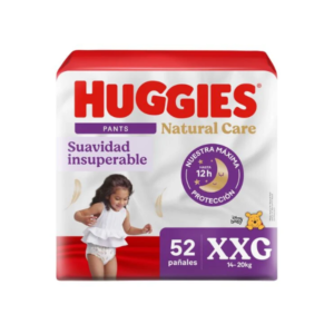 HUGGIES PANTS NATURAL CARE XXG X52 UN.