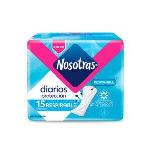 NOSOTRAS PROTECTOR DIARIO RESPIRABLES CON CALÉNDULA X15