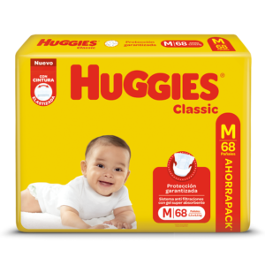 HUGGIES TRIPLE PROTECCIÓN M X68 UN.