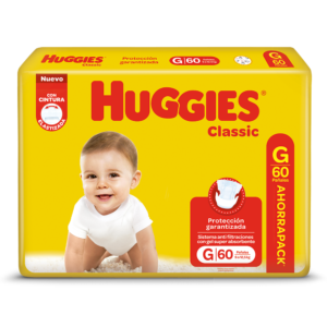 HUGGIES TRIPLE PROTECCIÓN G X60 UN.