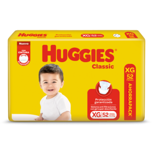 HUGGIES TRIPLE PROTECCIÓN XG X52 UN.