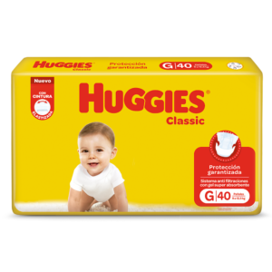 HUGGIES CLASSIC JUMBO G X40 UN.