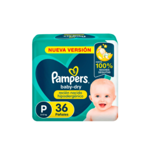 PAMPERS BABY-DRY P X36 UN.