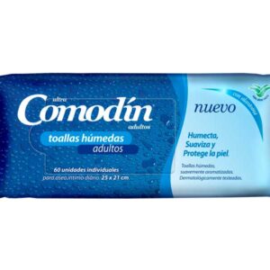 COMODIN TOALLAS HÚMEDAS ADULTO 60 UN.