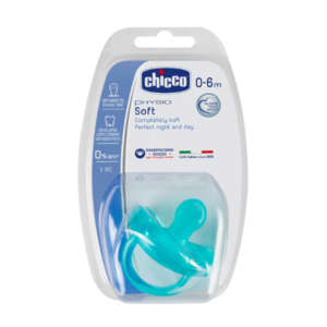 CHICCO PHYSIO SOFT SIL 0-6M BLUE 2711210000