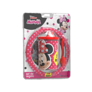 DISNEY BLISTER BOWL + VASO TAPA TOMADORA MINNIE