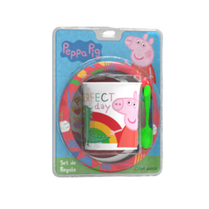 DISNEY BLISTER BOWL + TAZA GRANDE PEPPA PIG