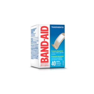 BAND-AID BANDITAS TRANSPARENTES X40 UN