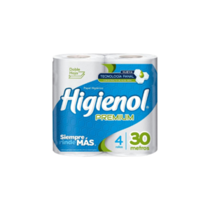 HIGIENOL PREMIUM 4 UN X 30M