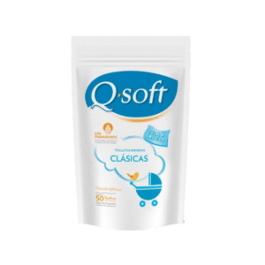 QSOFT TOALLITAS HÚMEDAS CLÁSICAS X50 UN.