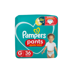 PAMPERS PANTS AJUSTE TOTAL G X36 UN.