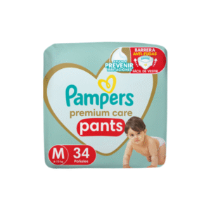 PAMPERS PANTS PREMIUM CARE M X34 UN.
