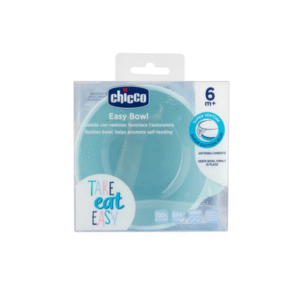 CHICCO BOWL SILICONA CELESTE +6M