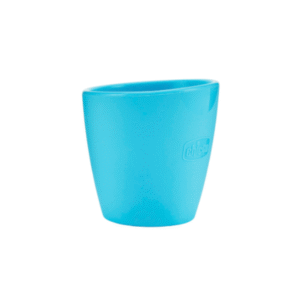 CHICCO VASO SILICONA CELESTE +6M