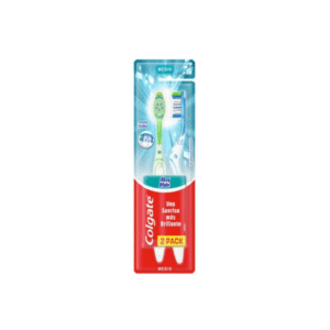 COLGATE CEPILLO MAX WHITE MEDIO X2 UN.
