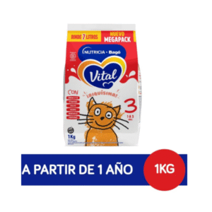 VITAL 3 FÓRMULA LÁCTEA EN POLVO DE 1 AÑO EN ADELANTE - EN POUCH X1 KG