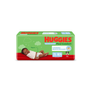 HUGGIES FLEXI COMFO RN X34 UN.