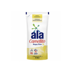 ALA CAMELLITO JABON LIQUIDO ROPA FINA DOYPACK X450 ML