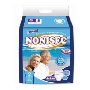 NONISEC ROPA INTERIOR ADULTOS G X8 UN.