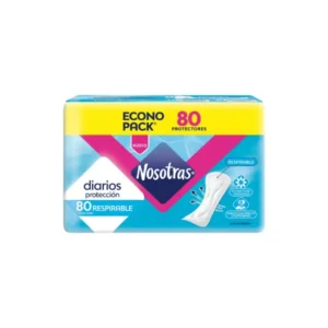 NOSOTRAS PROTECTOR DIARIO RESPIRABLE x80 UN.