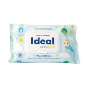 IDEAL TOALLAS HUMEDAS PARA BEBÉ x 40 UN.